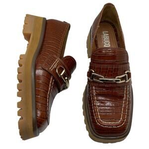 Labucq Mika Leather Lug Sole Loafer “ Extra Tan “ Brown size 36 / 6